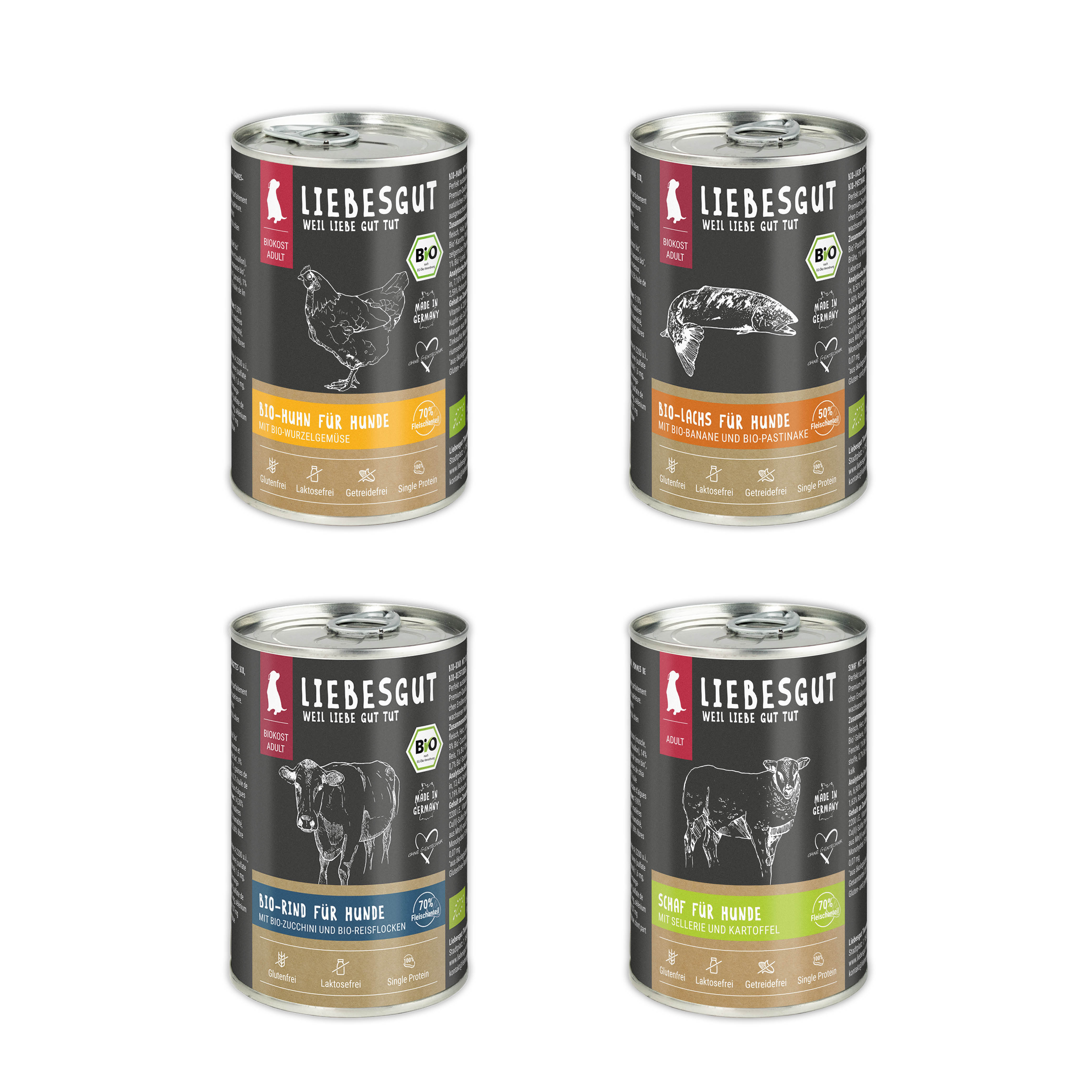 Hundefutter Probierpaket Adult