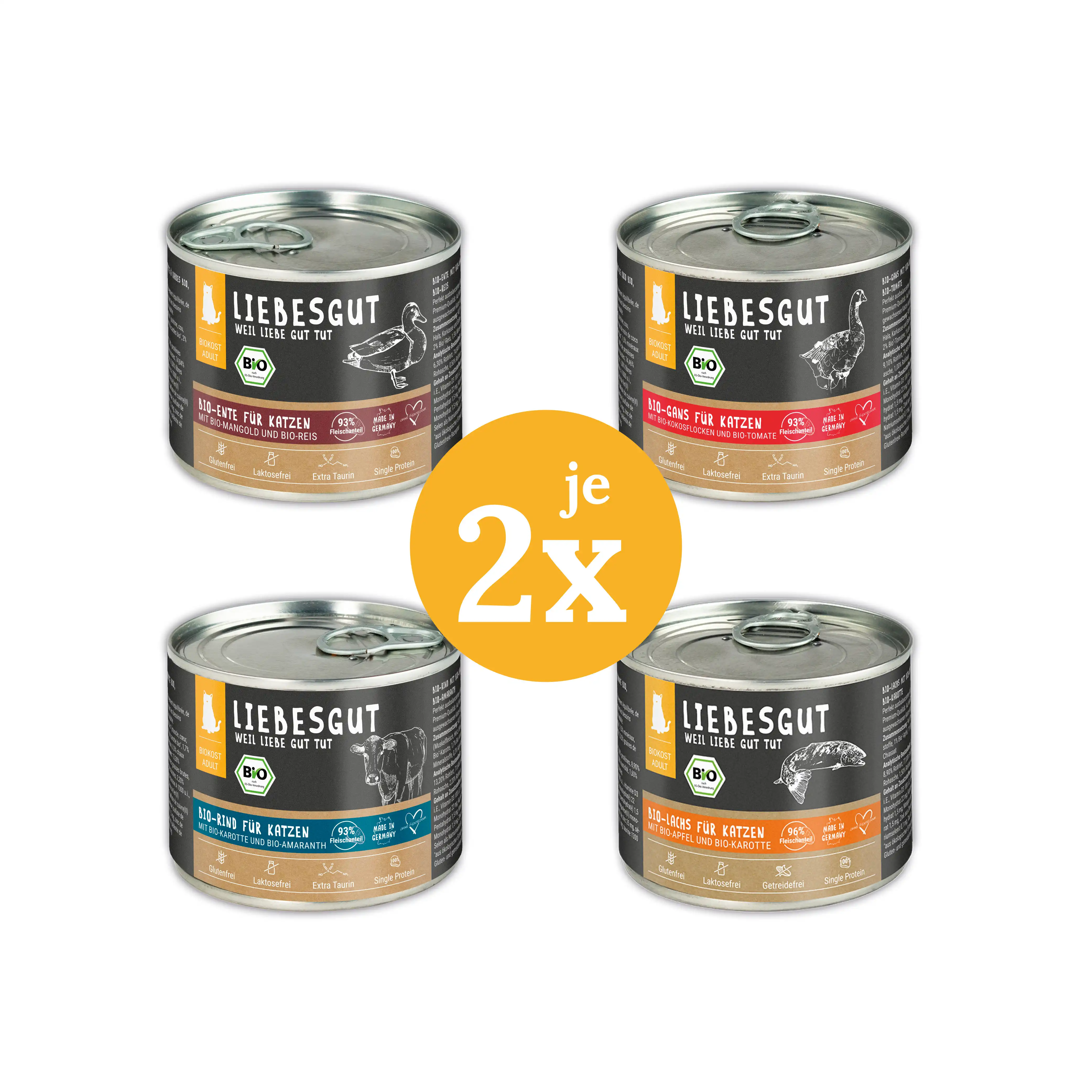 Probierpaket Katze Adult 200 g
