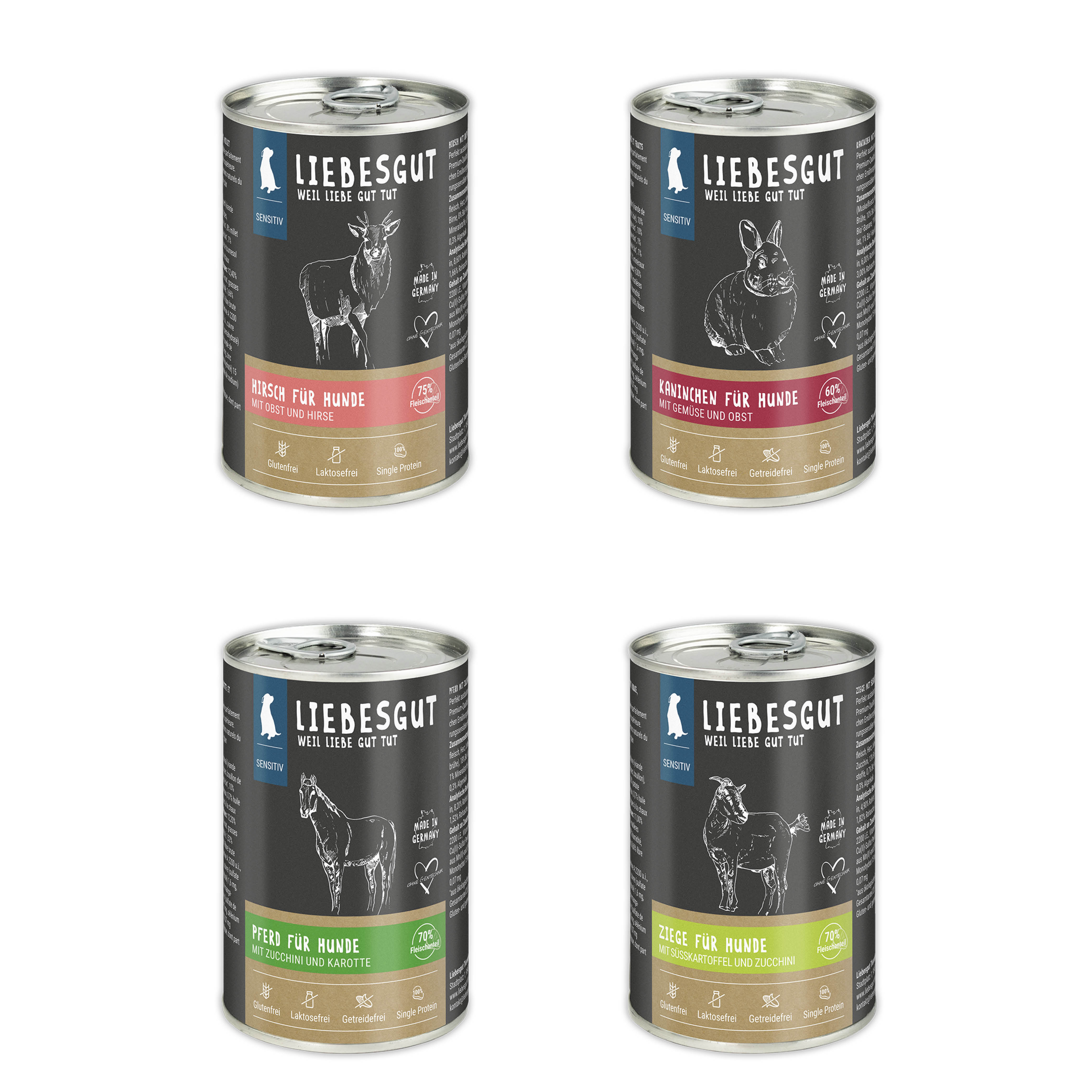 Probierpaket Hund Sensitiv 8 x 400 g
