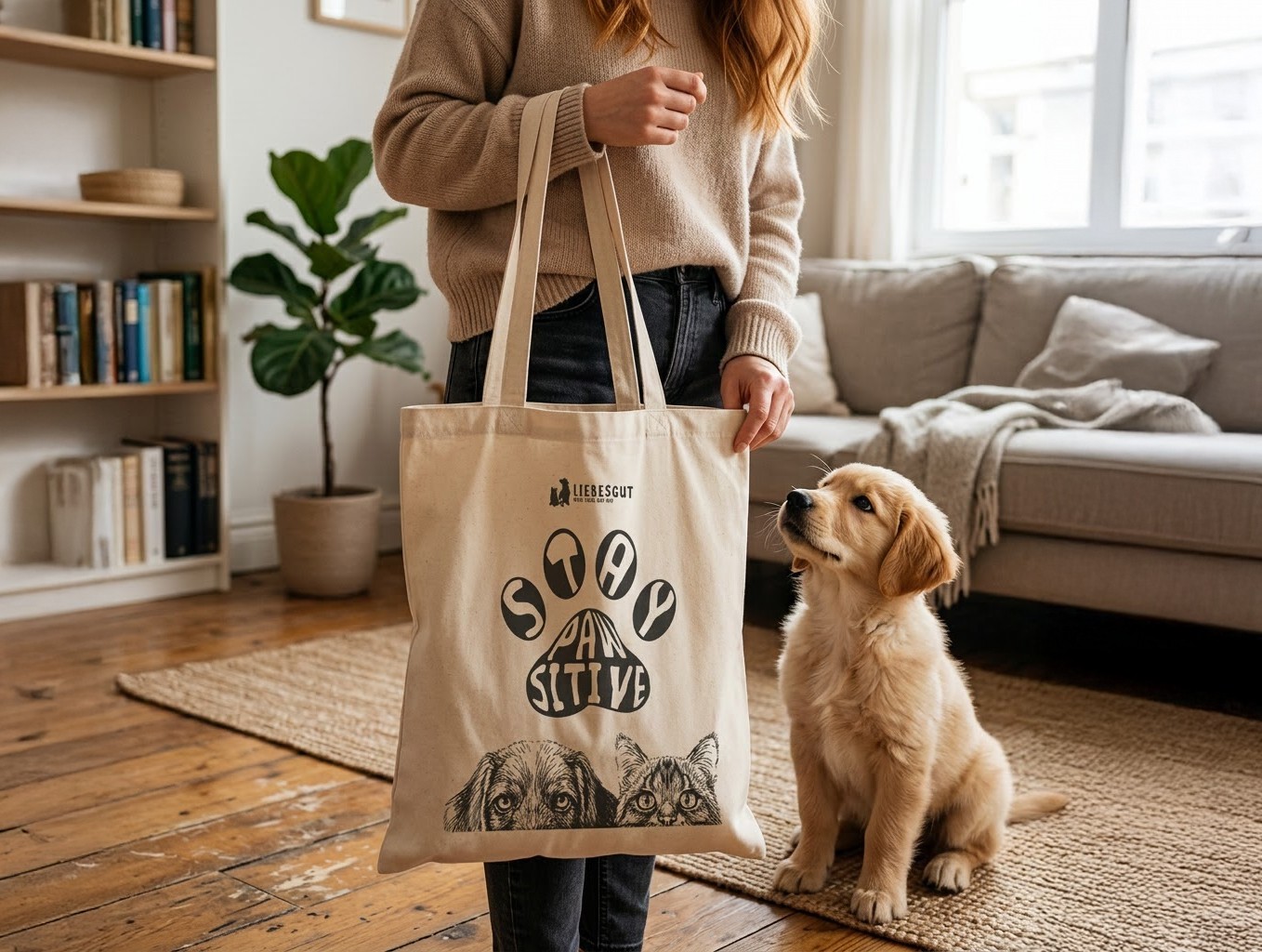 Zchterprogramm_Welpe mit Tasche