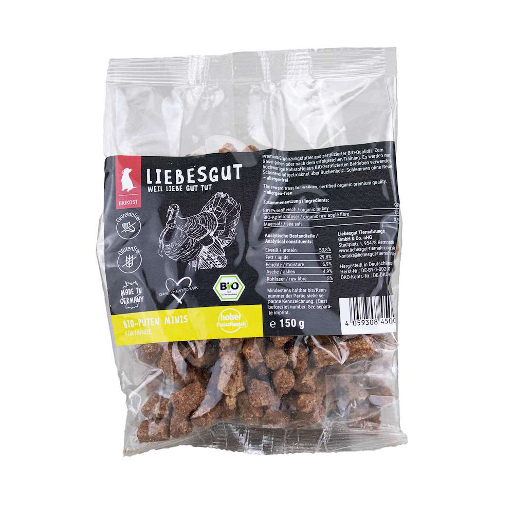 rf-minis-hund-pute Bio Puten Minis Hundeleckerli