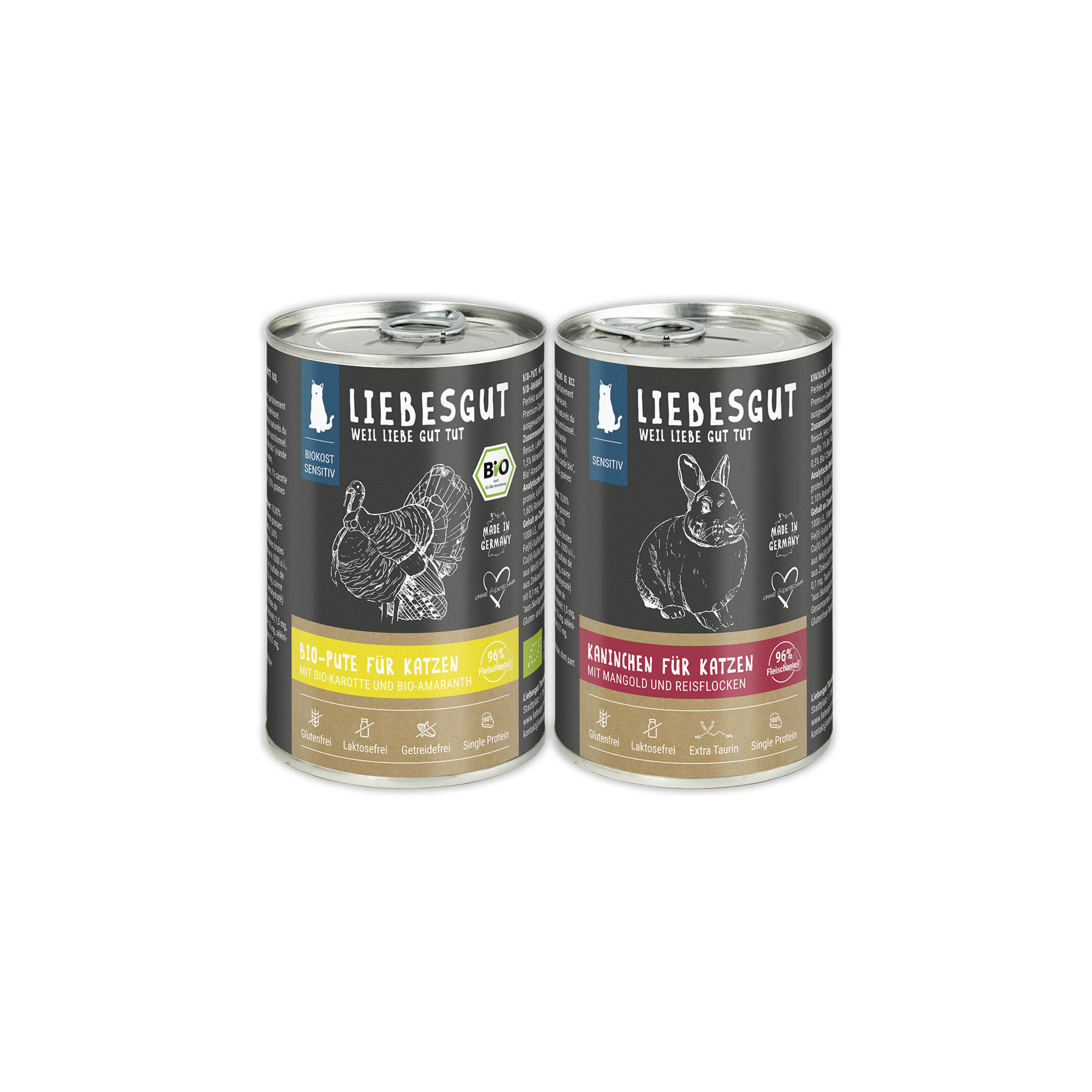 Friss-dich-satt Paket Katze Sensitiv 12 x 400 g