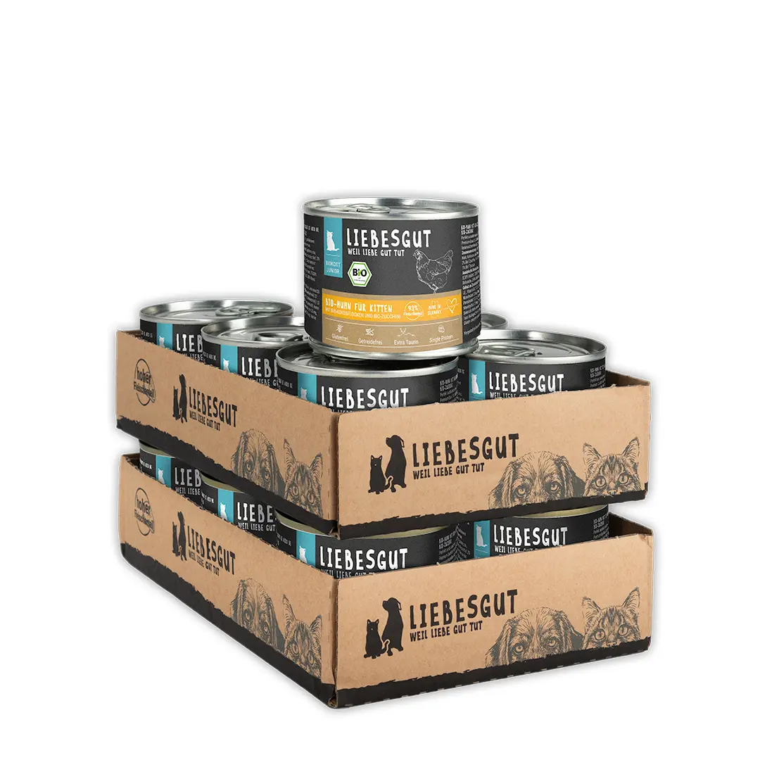 Bio-Huhn mit Bio-Kokosflocken und Bio-Zucchini