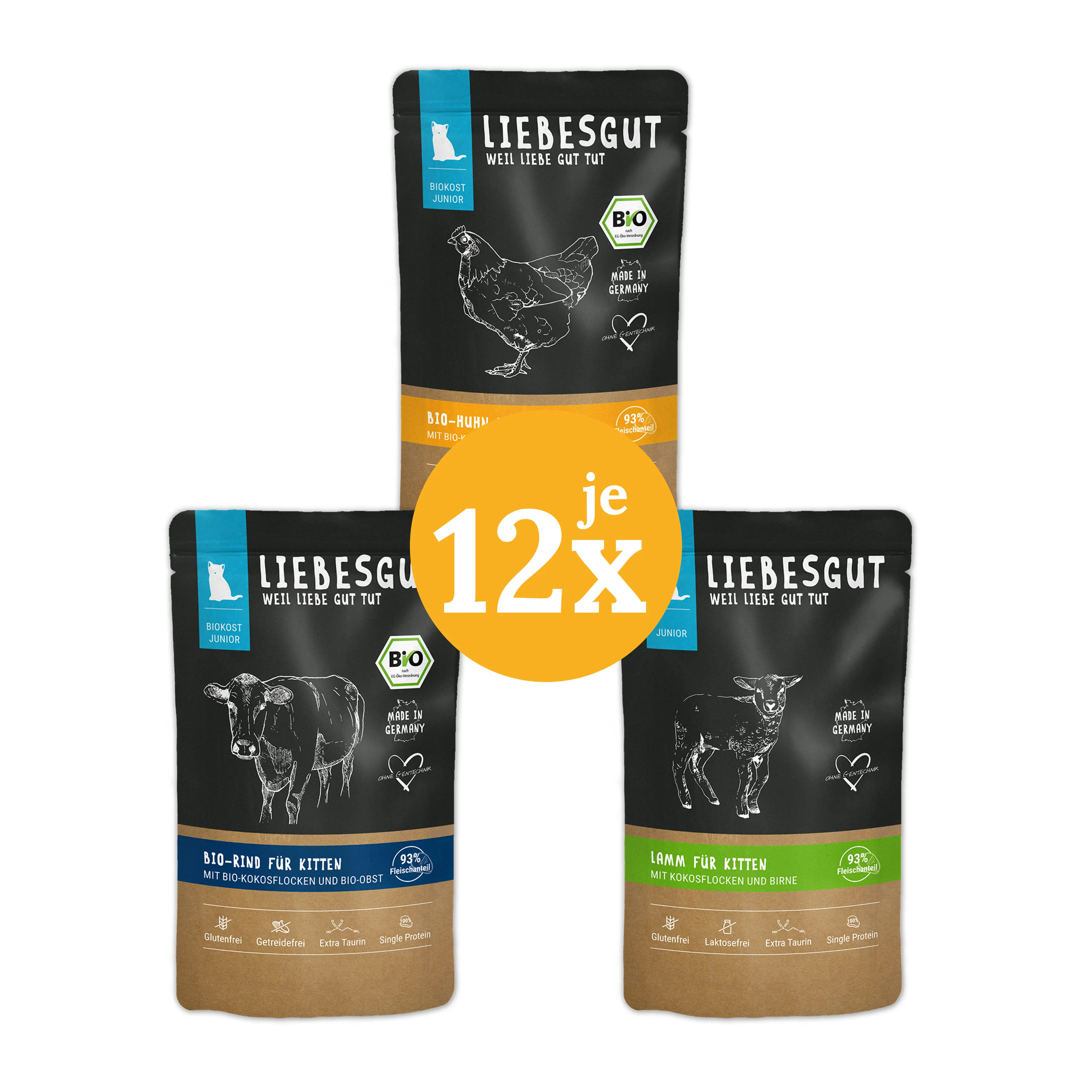 Probierpaket Katze Junior 100 g