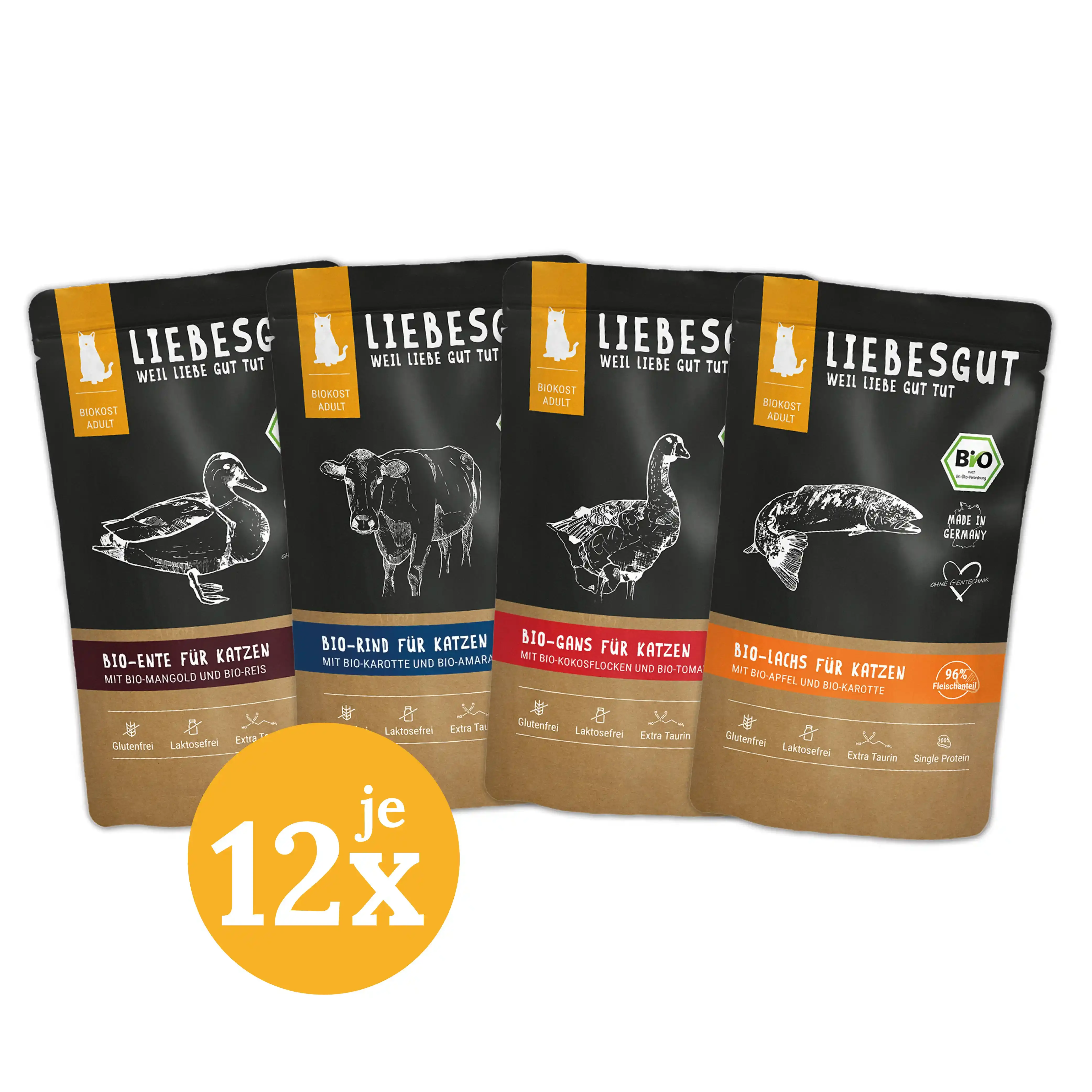 Friss-dich-satt Paket Katze Adult 100 g