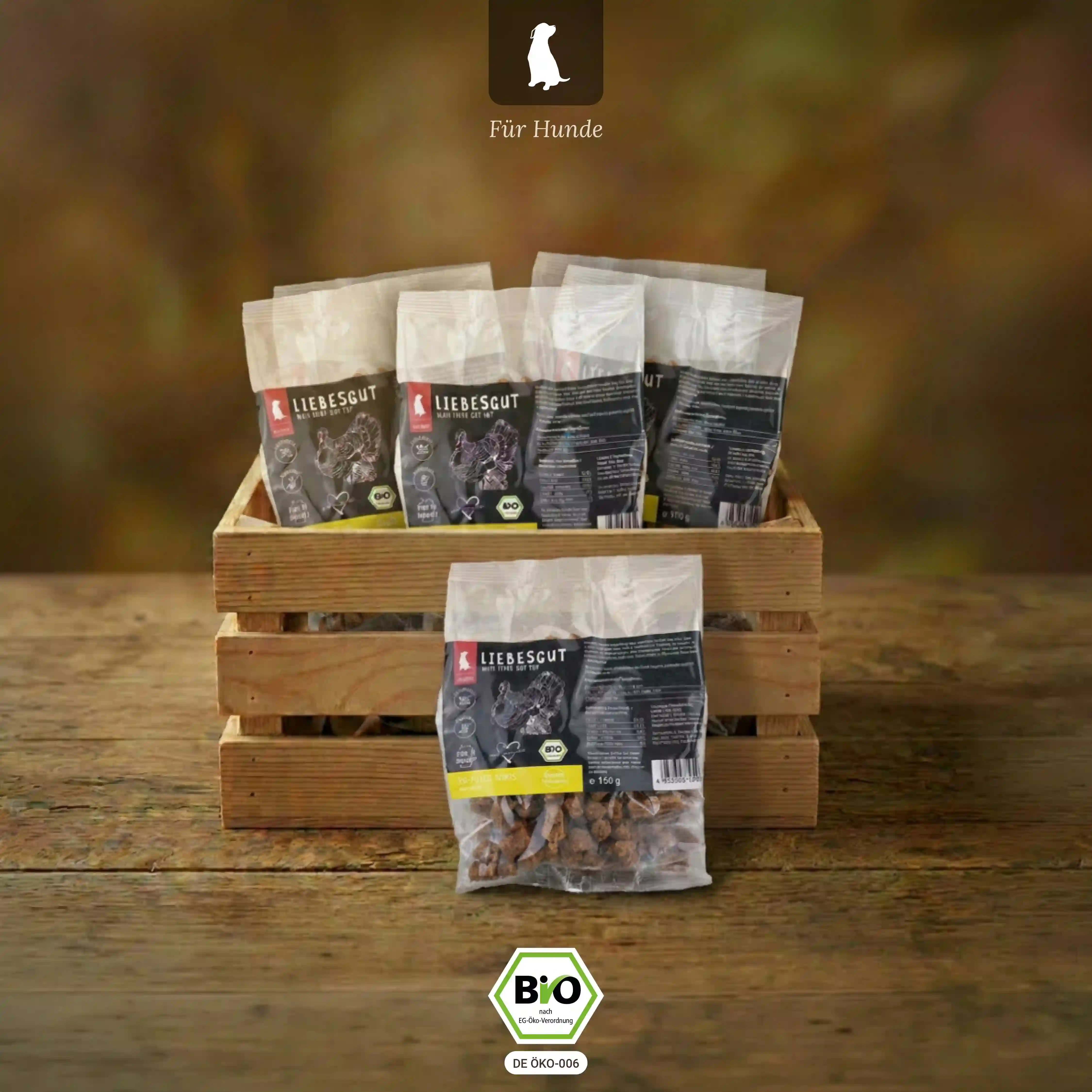 Bio Puten Minis Hundeleckerli (6x150g)