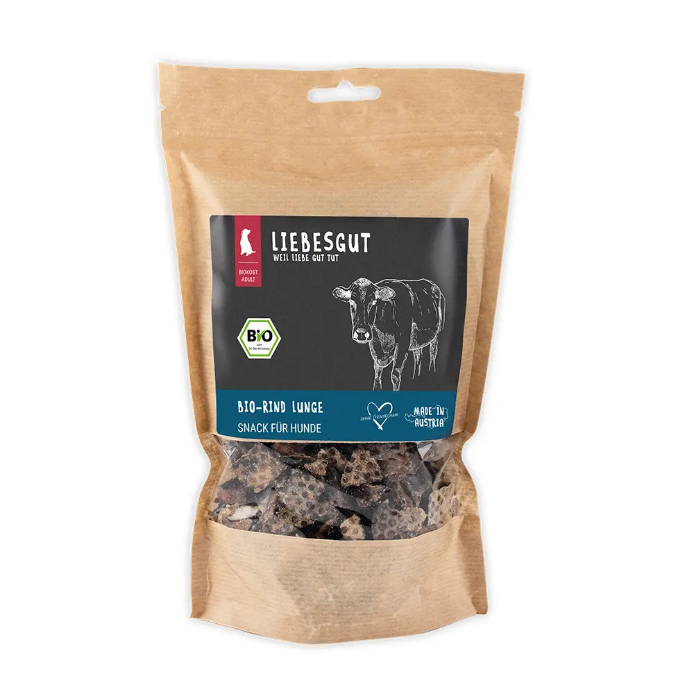 67045009_Trockenkau_LG_Hund_Adult_Bio-Rind-Lunge_V2024-02_VORNE_komprimiert Bio Rind Lunge Trainingshappen