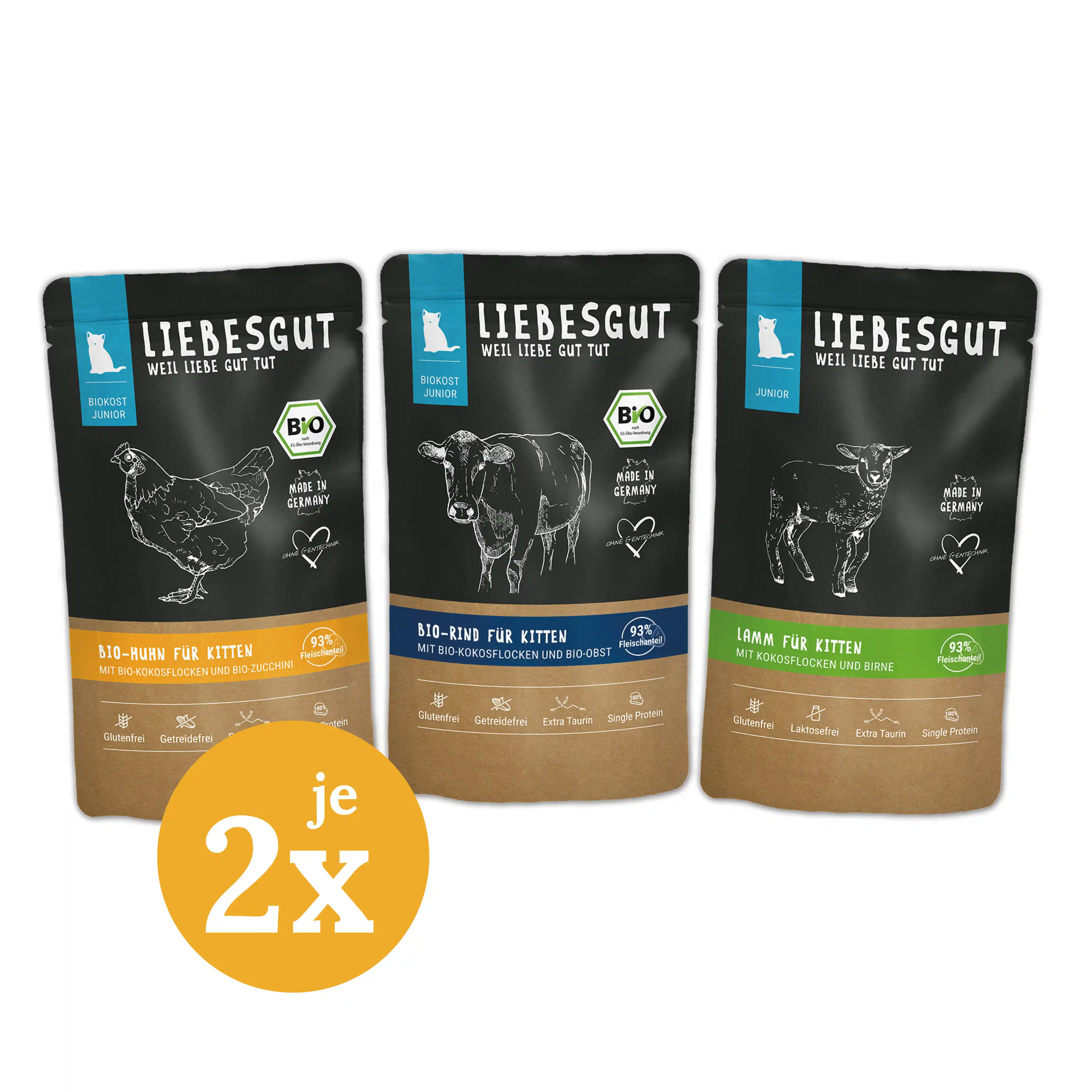 Probierpaket Katze Junior 100 g