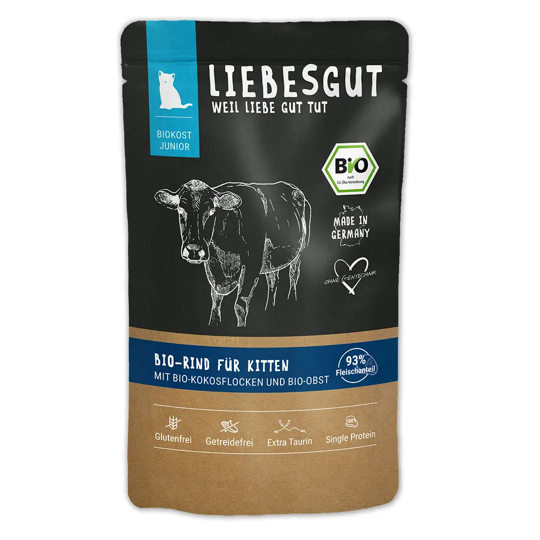 Bio-Rind mit Bio-Kokosflocken und Bio-Obst
