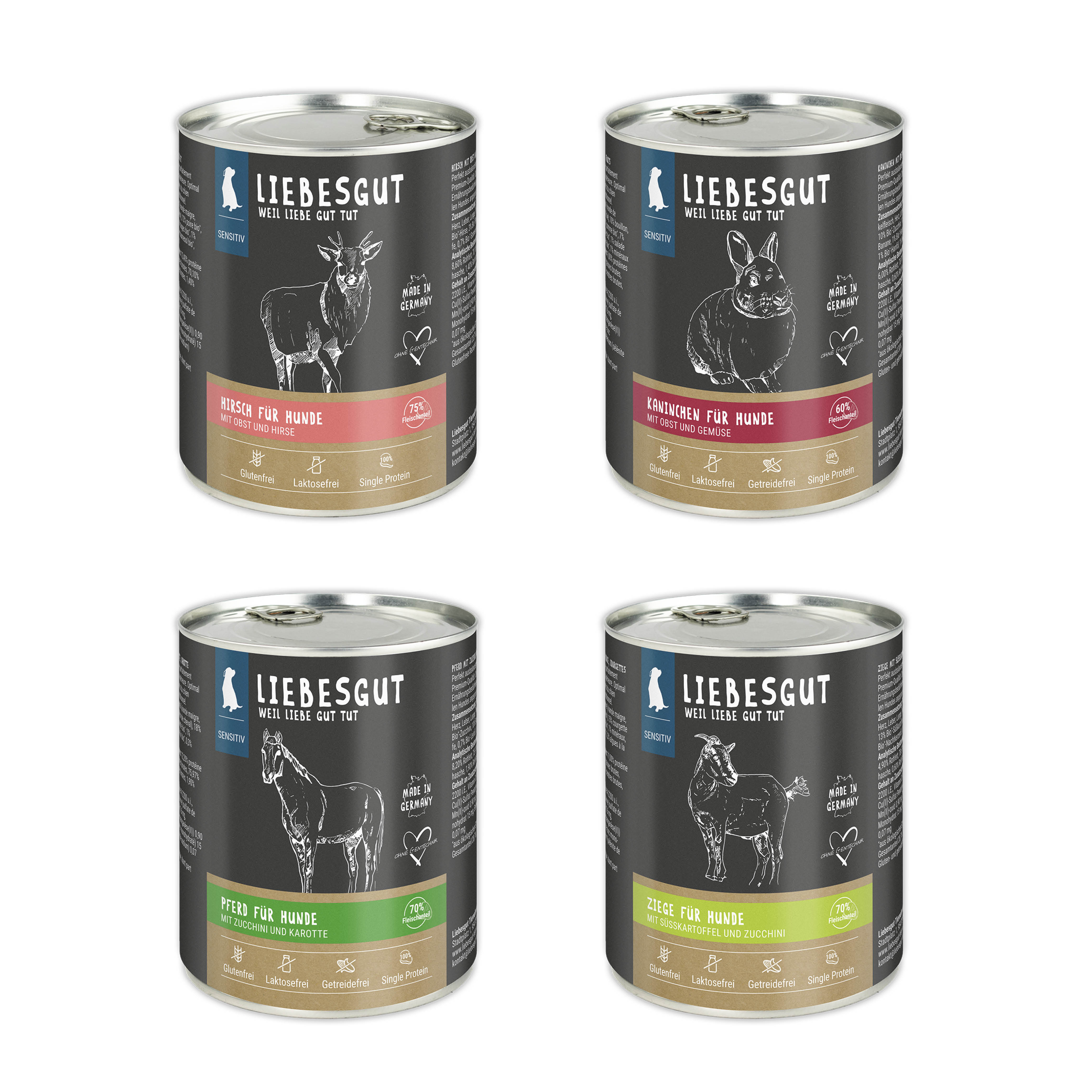 Probierpaket Hund Sensitiv 8 x 800 g