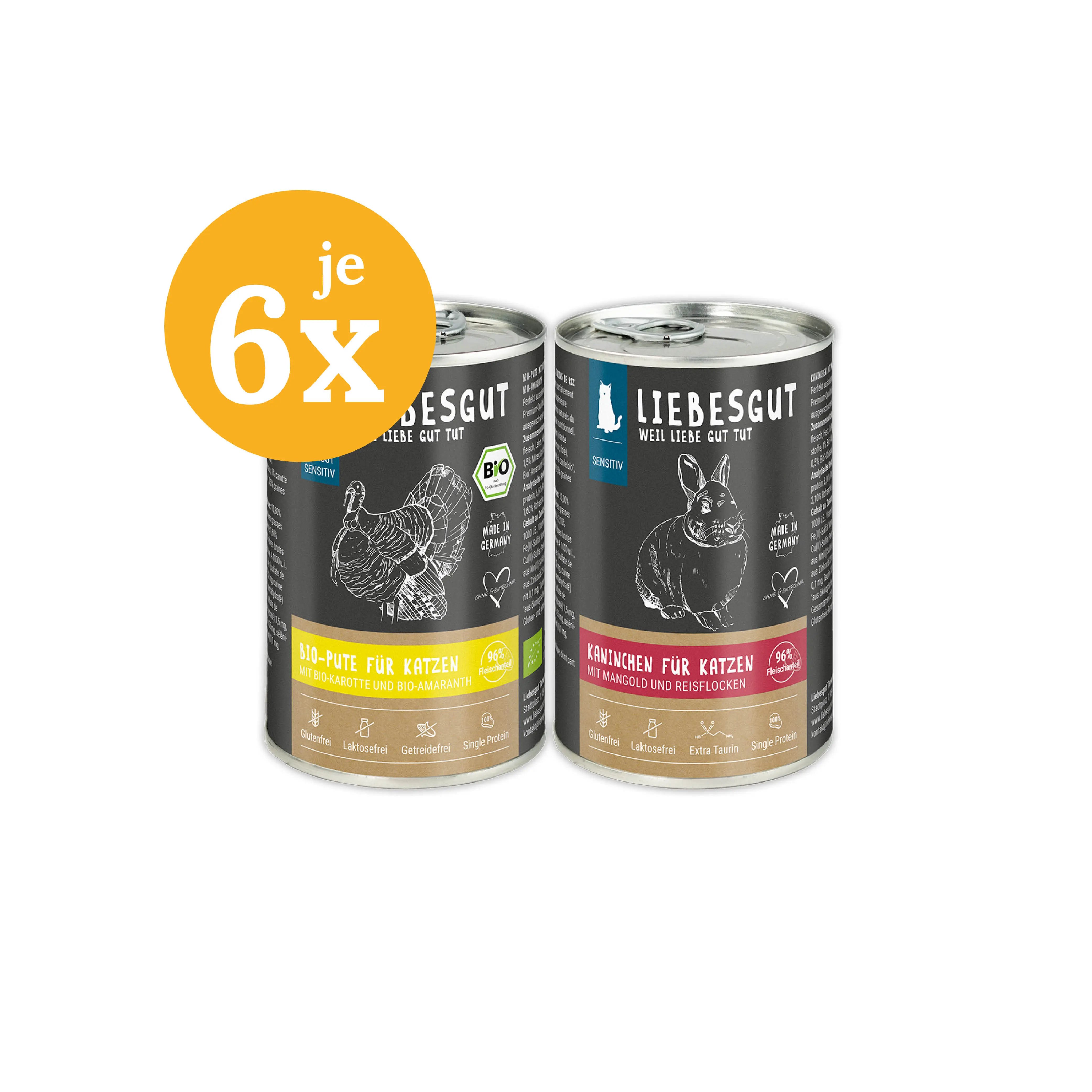 Friss-dich-satt Paket Katze Sensitiv 400 g