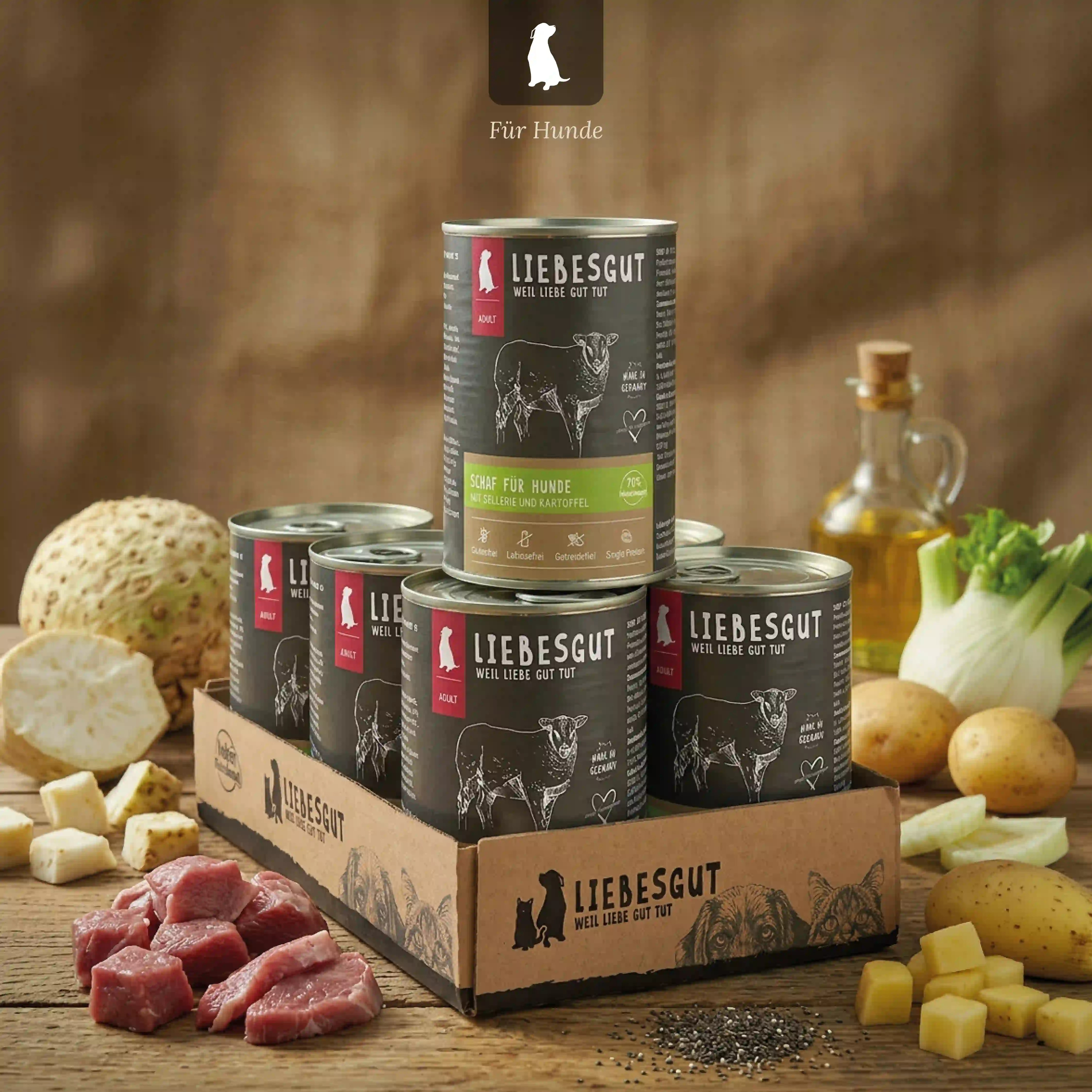 Schaf mit Sellerie und Kartoffel (6x400g)