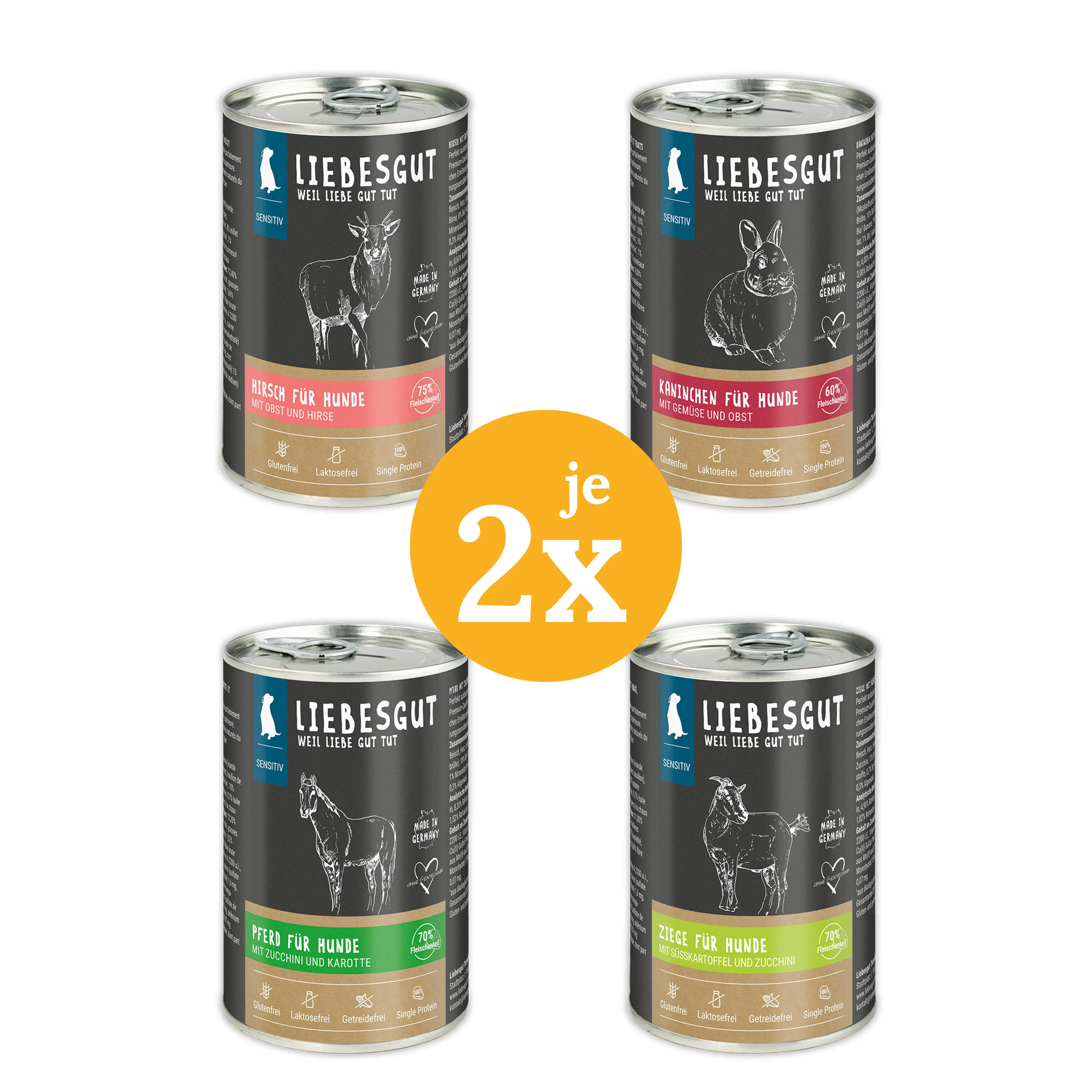 Probierpaket Hund Sensitiv 400 g