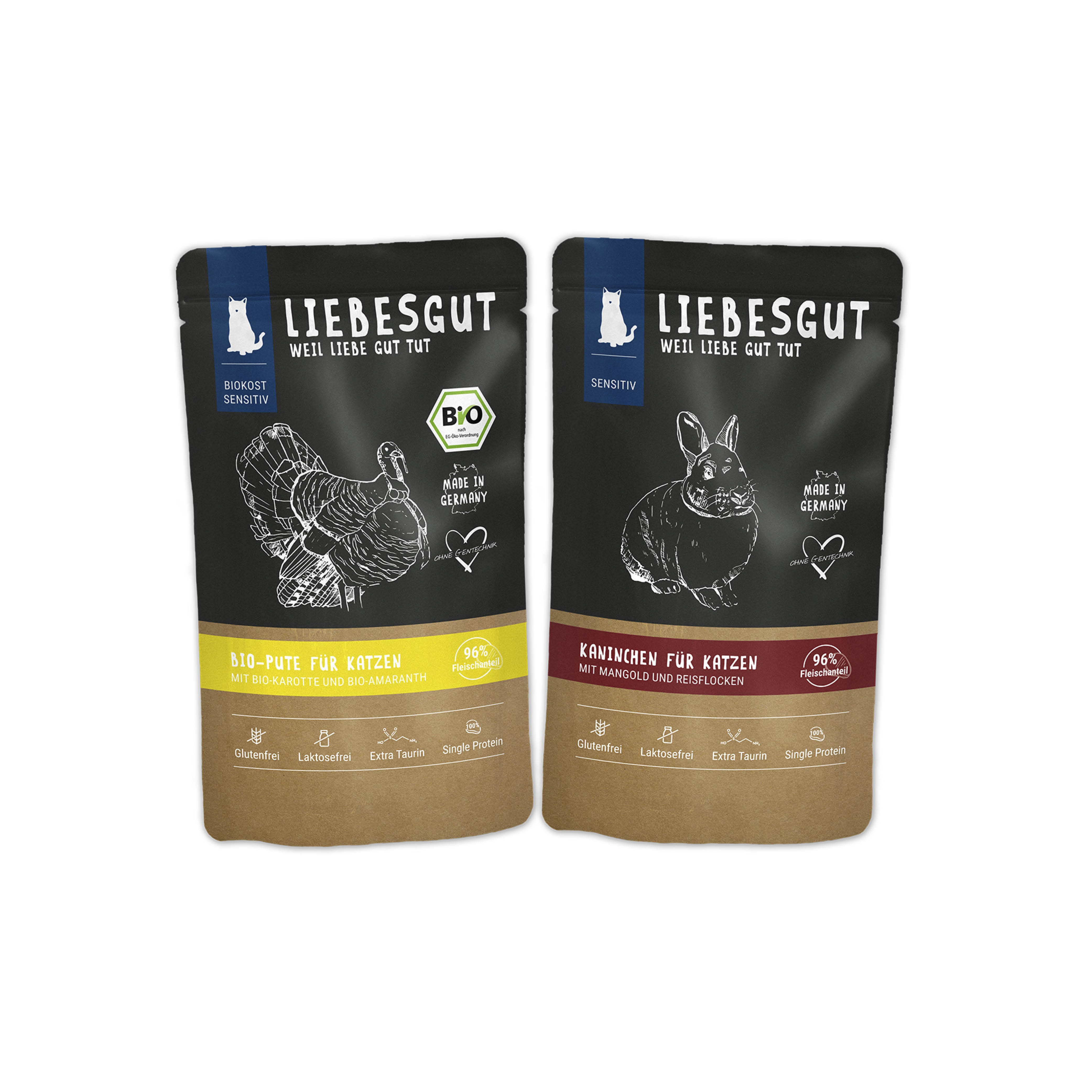 Probierpaket Katze Sensitiv 4 x 100 g