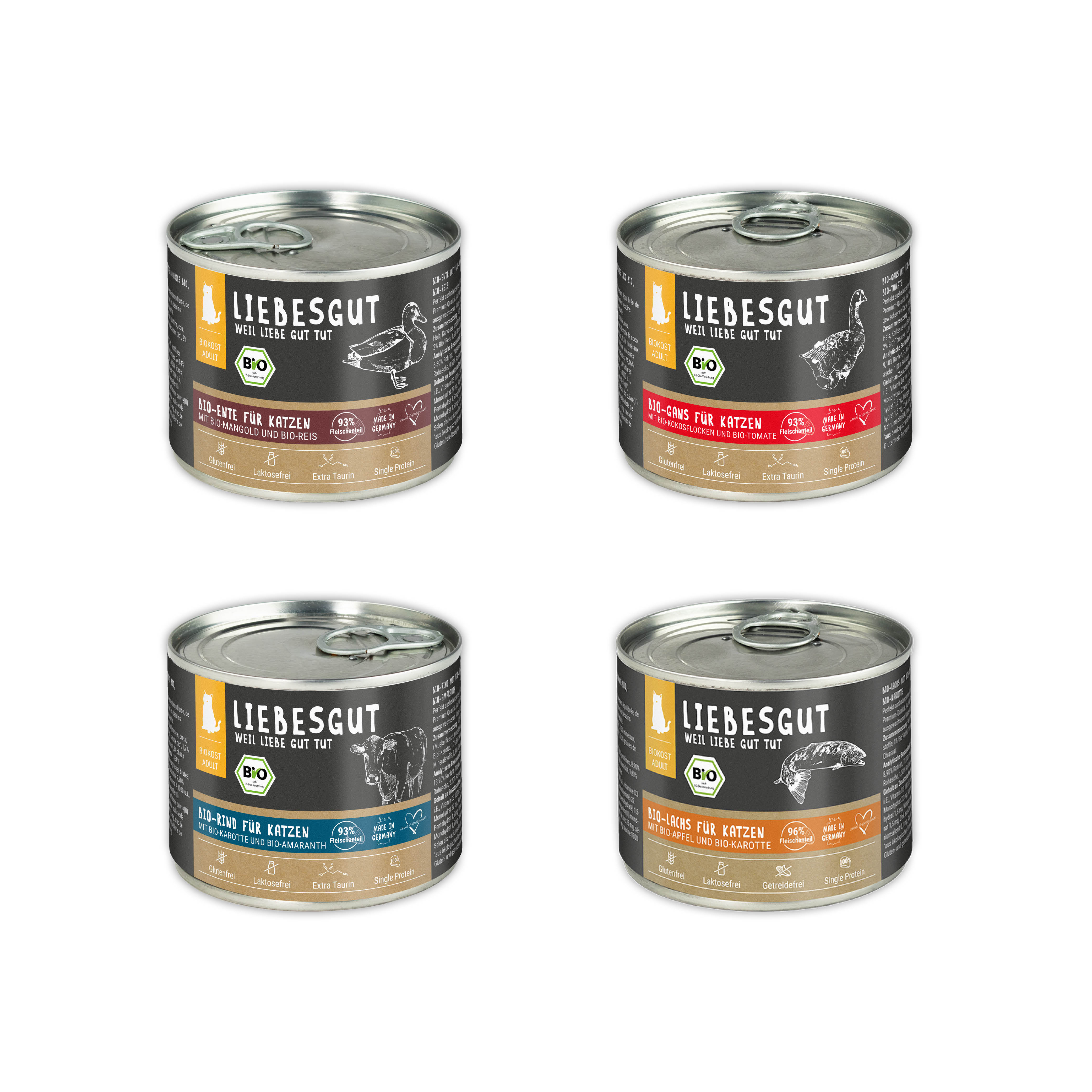 Probierpaket Katze Adult 8 x 200 g