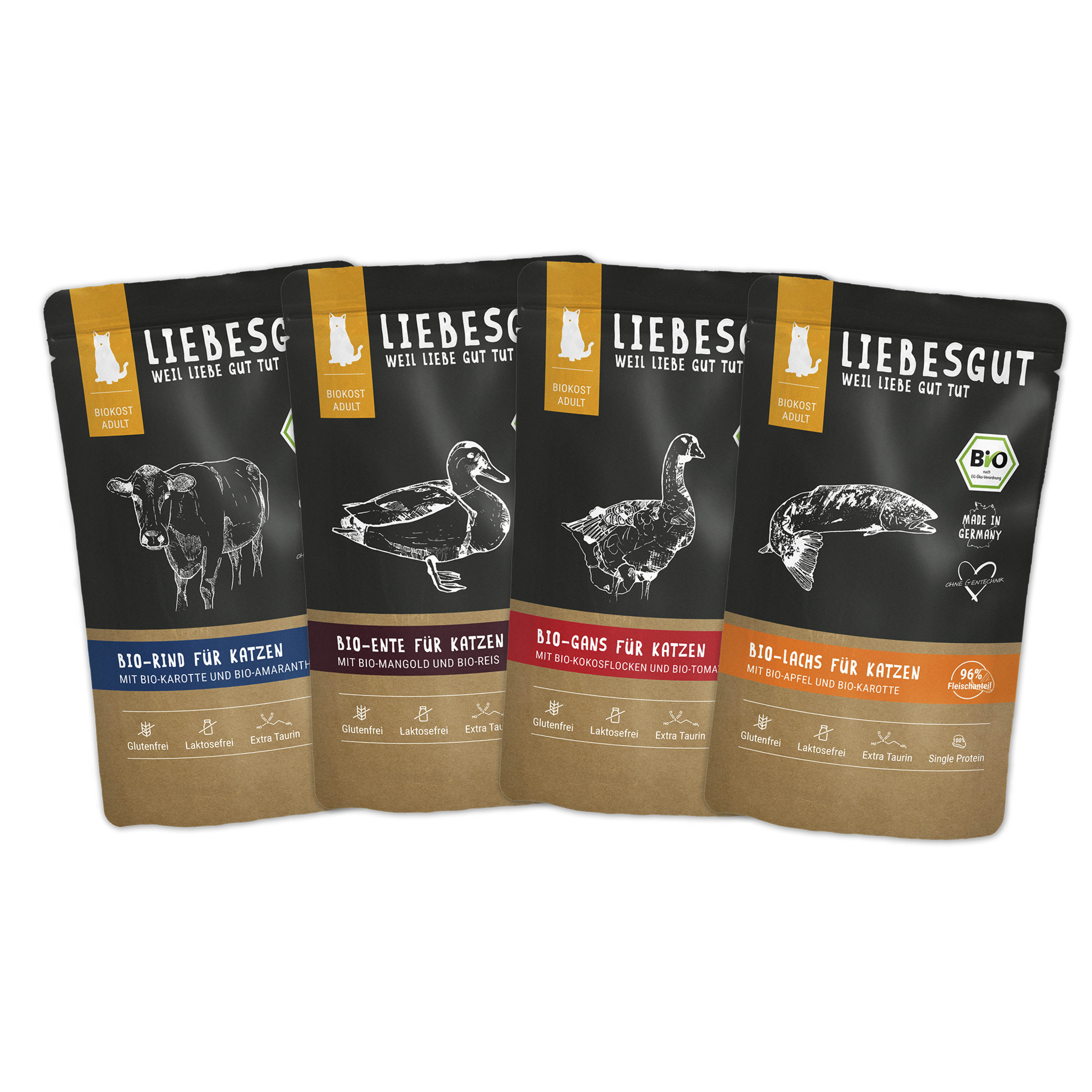 Probierpaket Katze Adult 4 x 100 g